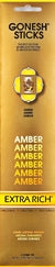 12ct Gonesh Extra Rich Stick Incense Amber