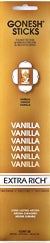 12ct Gonesh Extra Rich Stick Incense Vanilla