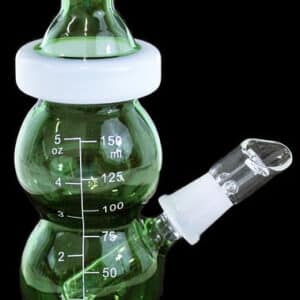 6" Baby Bottle 14mm Oil Rig - Green