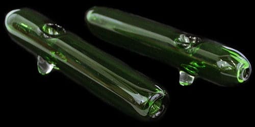 2ct 6" Green Super Steamroller Hand Pipe