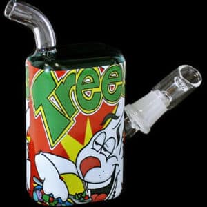 5" Green Trees Cereal Box 14mm Oil Rig Water Pipe