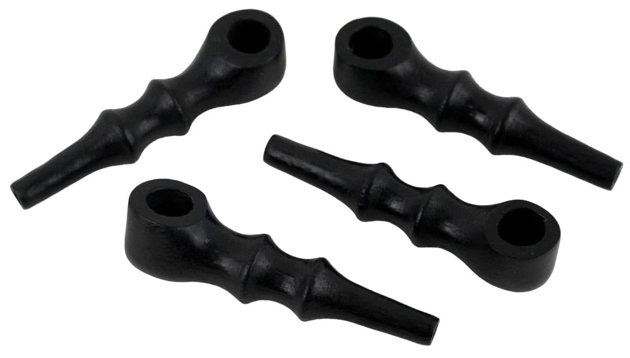4ct 3.5" Gripped Wood Hand Pipe