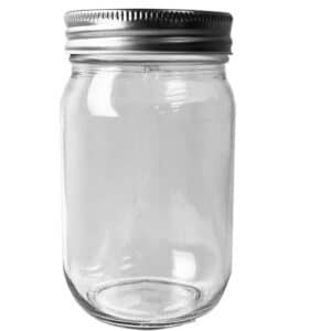 5ct 12oz Mason Jar Glass Container w/Lid