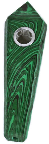 Natural Stone Healing Crystal Point Diamond Hand Pipe