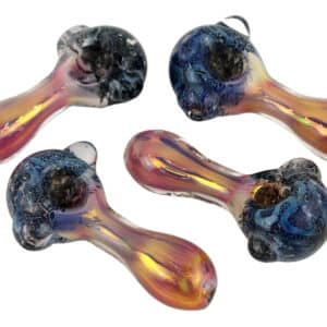 4ct 4" Fumed Marble Frit Hand Pipe