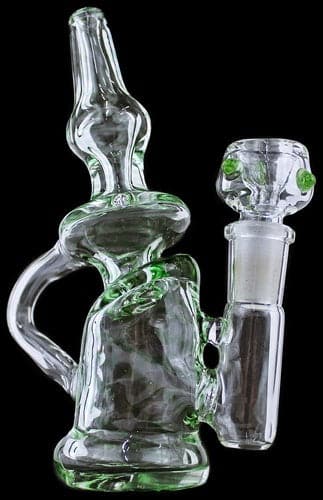 6" Pinched Bottle Recycler Water Pipe