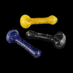 4ct 4" Helix Color Art Spoon Hand Pipe