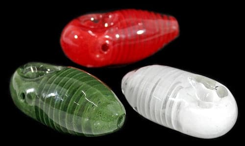 2ct 3.5" Helix Frit Color Art Stoney Hand Pipe - Image 4