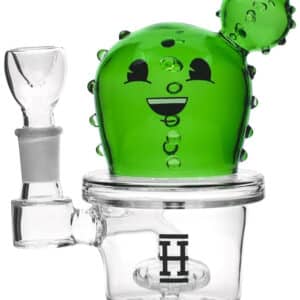 6" Happy Cactus Water Pipe