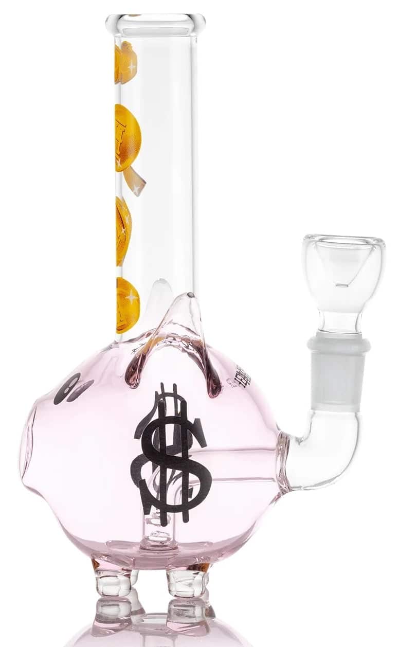 7" Piggy Bank Water Pipe