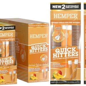 Hemper Quick Hitters - Multi-Use Disposable One Hitters 20pk - Mango
