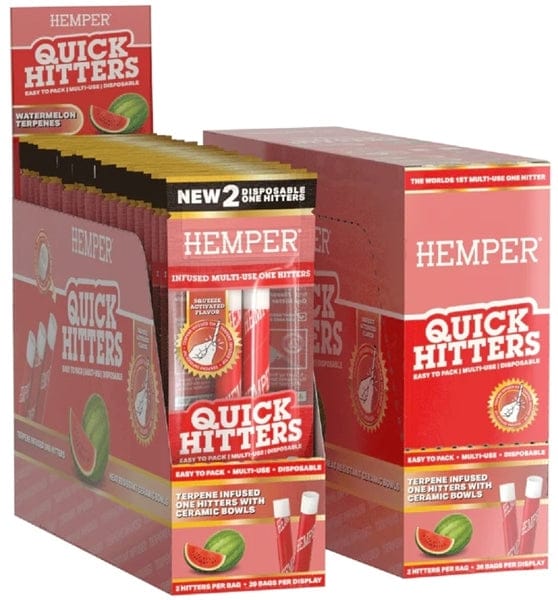 Hemper Quick Hitters - Multi-Use Disposable One Hitters 20pk - Watermelon - Image 4