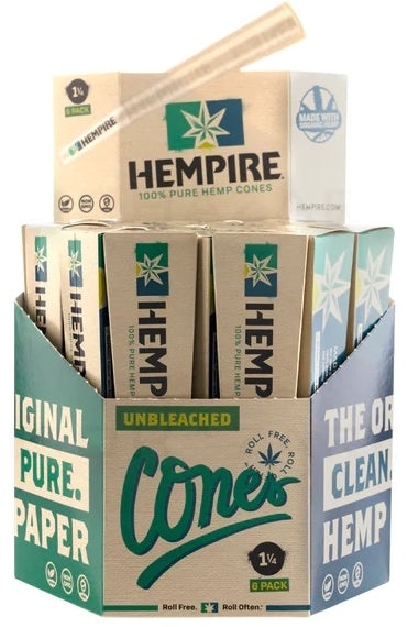 Hempire Unbleached Pre-Rolled Cones 24pk - 1 1-4