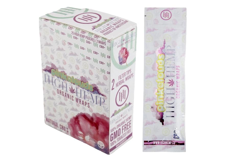 High Hemp Organic Wraps - Pink Clouds