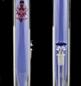 15" High Med Inside Icer Recycler Straight Water Pipe