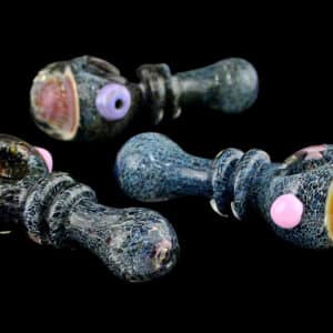 2ct 4" Honeycomb Head Sandy Frit Hand Pipe