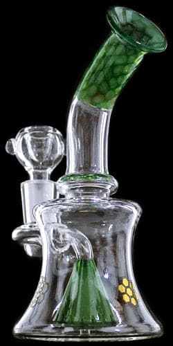 7" Honeycomb Art Showerhead Perk Curve Water Pipe