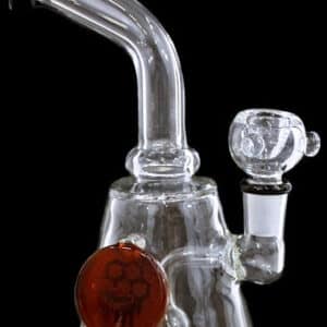 8" Honeycomb Medallion Curve Beaker Water Pipe