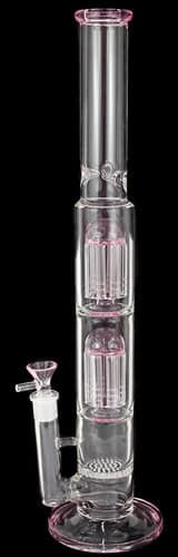 17" Honeycomb Tree Triple Perk Color Water Pipe