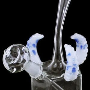 8" Horn Work Water Pipe With Female Bowl