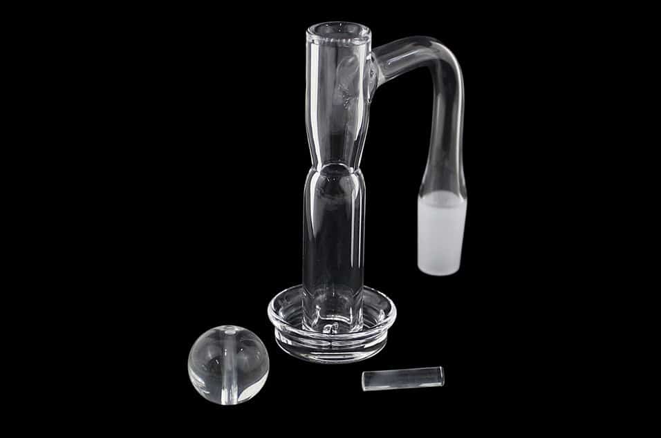Hour Glass Long Barrel Slurper w/ Marble and Pill Set