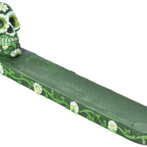 Flower Sugar Skull Incense Burner