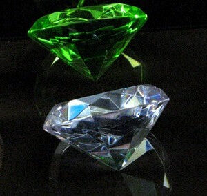 10ct 2 1-4" Colored Jewel