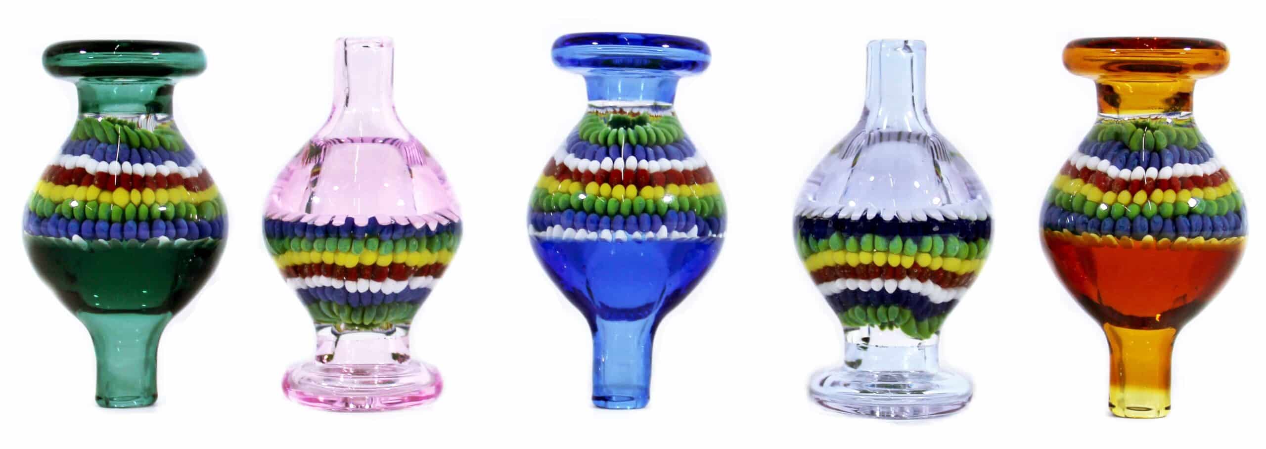 2ct Inside Flower Blooming Bubble Carb Cap