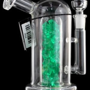 7" Terrarium Inside Gems Chamber Water Pipe