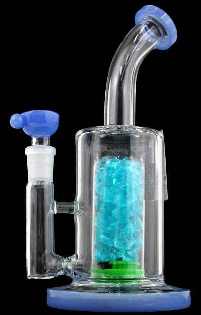 9" Inside Gems Stash Chamber Water Pipe