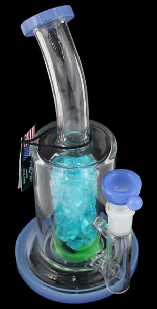 9" Inside Gems Stash Chamber Water Pipe - Image 4