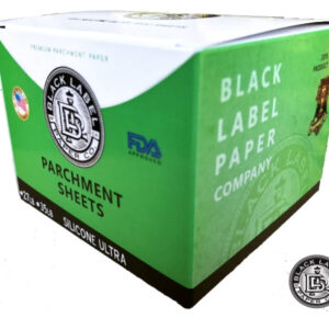Black Label Parchment Paper Sheets 4x4 Silicone ULTRA 35LB