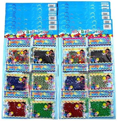 24ct Jelly Ball-Decor Seven Color Crystal Ball Water Beads 6pk - Image 4