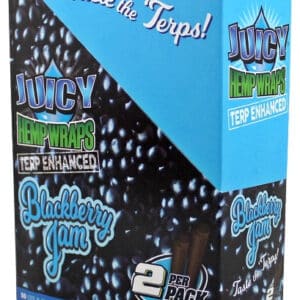 Juicy Hemp Wraps Terp Enhanced - Blackberry Jam