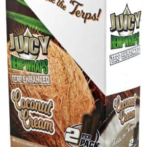 Juicy Hemp Wraps Terp Enhanced - Coconut Cream