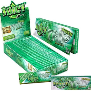 Juicy Jays Rolling Paper - 1 1-4 Green Trip