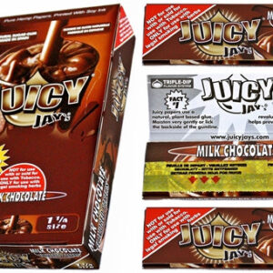 Juicy Jays Rolling Paper - 1 1-4 Milk Chocolate