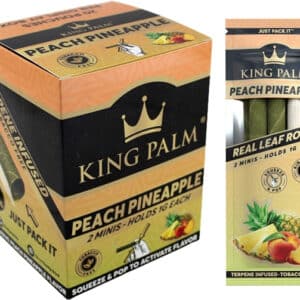 King Palm Mini Rolls - Peach Pineapple