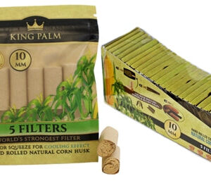 King Palm Natural Corn Husk Filters 24pk - 10mm
