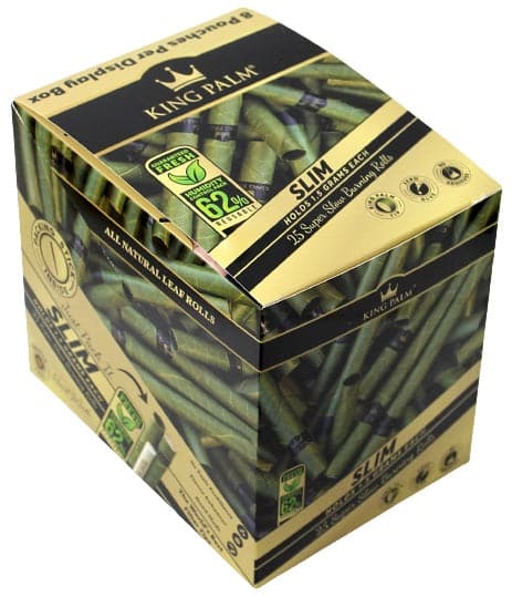 King Palm 25 Slim With Boveda Pouch 8pk