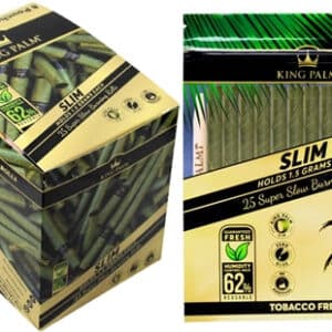 King Palm 25 Slim With Boveda Pouch 8pk