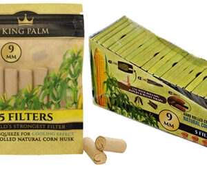 King Palm Natural Corn Husk Filters 24pk - 9mm