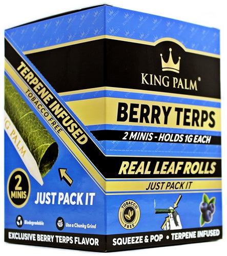 King Palm Mini Rolls - Berry Terps 20pk