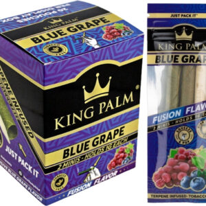 King Palm Mini Rolls - Blue Grape 20pk