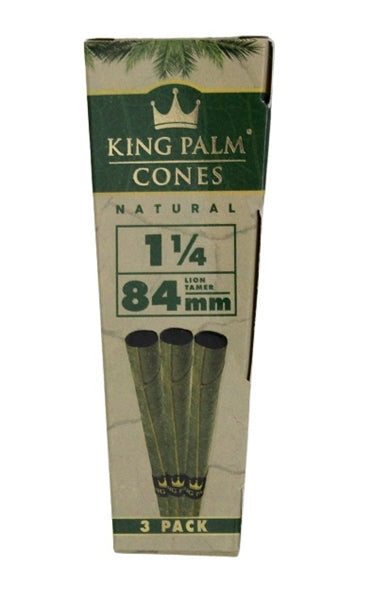 King Palm Cones Natural - 1 1-4 Lion Tamer 84mm