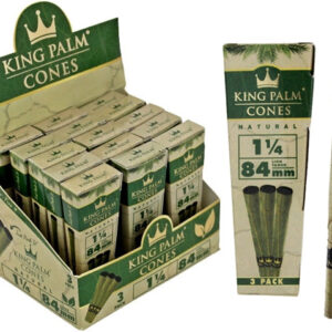 King Palm Cones Natural - 1 1-4 Lion Tamer 84mm