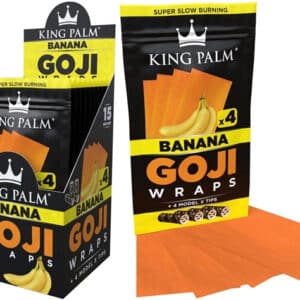 King Palm - Goji Blunt Wraps – Banana
