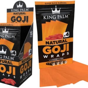 King Palm - Goji Blunt Wraps – Natural