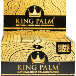 King Palm Hemp Rolling Papers - King Size - Natural