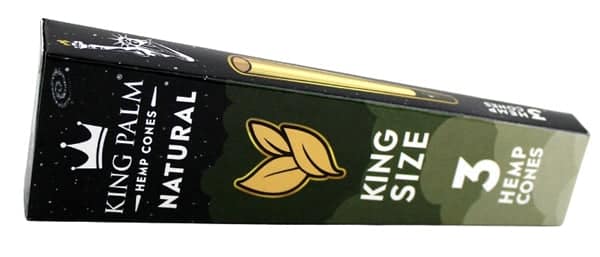 King Palm Natural Hemp Cones - King Size - Image 4